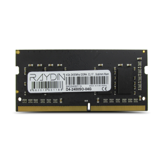 RAYDIN D4-2400SO-04G 4GB, DDR4, 2400Mhz, 1,2V, CL17, Notebook SODIMM RAM