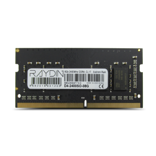RAYDIN D4-2400SO-08G  8GB, DDR4, 2400Mhz, 1,2V, CL17, Notebook SODIMM RAM