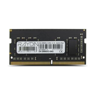 RAYDIN D4-2666SO-04G  4GB, DDR4, 2666Mhz, 1,2V, CL19, Notebook SODIMM RAM